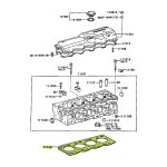 JUNTA DE TAPA DE CILINDRO TOYOTA HILUX 2001-2004 5L SIN TURBO 1.55mm - Imagen 2