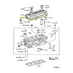 JUNTA DE TAPA DE VALVULAS CORONA 1994-1997  / RAV4 3SFE SPT - Imagen 2