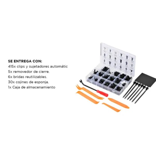 CAJA DE CLIP UNIVERSAL VARIOS *415 UNIDADES* - Imagen 2