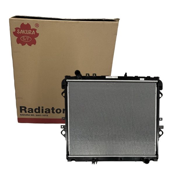 RADIADOR DE AGUA HILUX-SW4 2016-2024 1GD-2GD CAJA MANUAL REVO SAKURA - Imagen 2