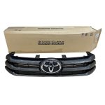 PARRILLA DE FRENTE HILUX SR 2016-2018 *GRIS BRILLOSA* COMPLETA - Imagen 2