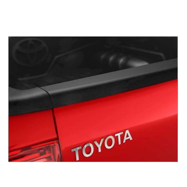 MOLDURA TERMINACION CAJA DE CARGA HILUX 2016-2023 (LOMO PORTON) Original - Imagen 3