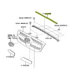 BURLETE DE PARRILLA HILUX-SW4 2005-2011 Original - Imagen 3