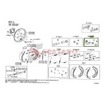 JGO TAPON PLATO FRENO TRASERO HILUX 2005-2015 - Imagen 3