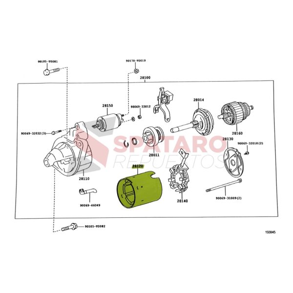 CARCAZA CAMPOS HILUX-SW4 2005-2015 BOSCH - Imagen 3