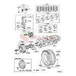 JUEGO COJINETE AXIAL HILUX-4RUNNER  1992-2004 2.8-3.0 2L / 3L / 5L STD Japon - Imagen 3
