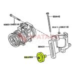 POLEA ESTIRA CORREA AIRE HILUX-SW4 1996-2004 *3.0 TURBO* 1KZ Toyako - Imagen 3
