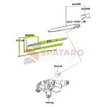 ESCOBILLA TRASERA COMPLETA SW4 2016-2024 Original - Imagen 3