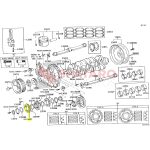 ENGRANAJE INTERMEDIO HILUX-SW4 2005-2015 2.5-3.0 1KD/2KD/1KZ  NÂ°1 - Imagen 3