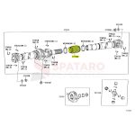 FUELLE CARDAN TRASERO HILUX 2016-2023 4X4 Original - Imagen 3
