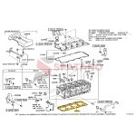 JUNTA DE TAPA DE CILINDROS TOYOTA HILUX-SW4 2005-2015 MOTOR 1KD - Imagen 3