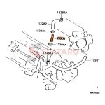VALVULA PCV / VENTEO COROLLA 1992-1996 MOTOR 3SFE - ST191 Original - Imagen 3