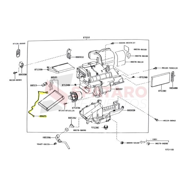 TERMISTOR DE AIRE ACONDICIONADO ETIOS 2013-2023 ORIGINAL - Imagen 3