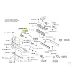 SOPORTE PARAGOLPE DELANTERO HILUX 2016-2021 SR-SRV-SRX DERECHO REVO Original - Imagen 3