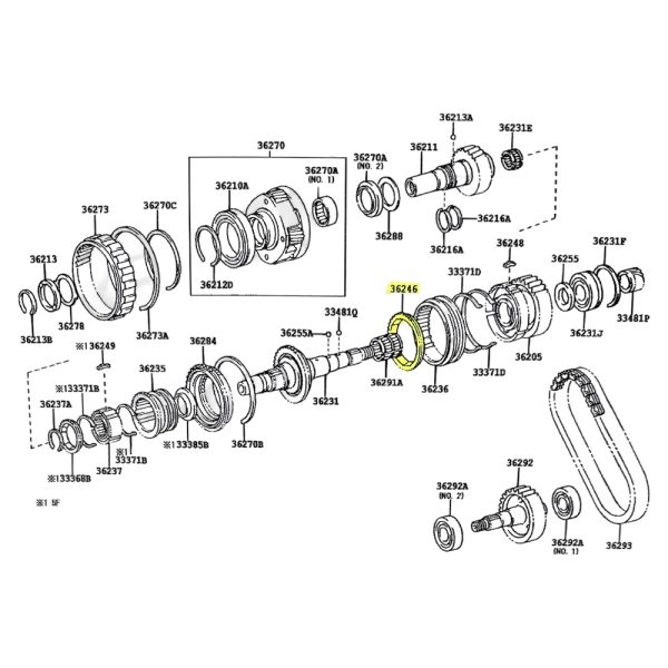 ANILLO SINCRONIZADO TRANSFERENCIA HILUX 2005-2015 - Imagen 3