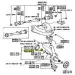 BUJE PUNTA EJE TOYOTA HILUX 4X4 1998-2001 INTERIOR GRANDE JAPON - Imagen 3
