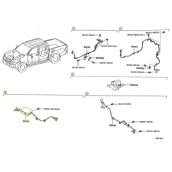 SENSOR DE ABS HILUX 2016-2024 TRASERO DERECHO REVO TOYAKO - Imagen 3