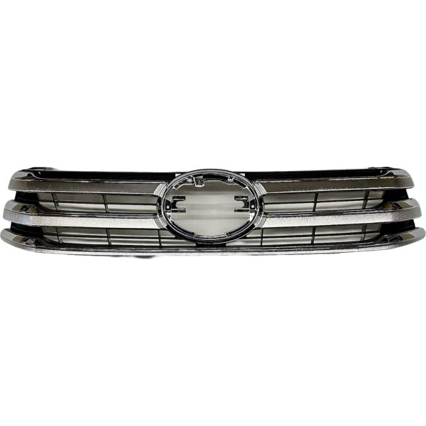 PARRILLA DE FRENTE HILUX 2016-2018 SR-SRV-SRX CROMADA COMPLETA SIN LOGO REVO TONG YANG - Imagen 3
