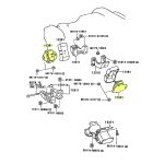 TACO MOTOR  SW4 1996-2002 / HILUX 2002-2004 TURBO 1KZT Original - Imagen 3