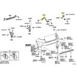 SOPORTE PARAGOLPE TRASERO COROLLA 2020-2024 IZQUIERDO NACIONAL - Imagen 3