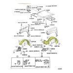 GUARDAPLAST HILUX 2005-2011 - SW4 2005 DERECHO INCOMPLETO - Imagen 3