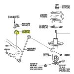 BUJE BARRA ESTABILIZADORA COROLLA CROSS 2021-2025 TOYAKO - Imagen 3