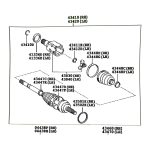 SEMIEJE HILUX-SW4 2016-2024 GSP - Imagen 3
