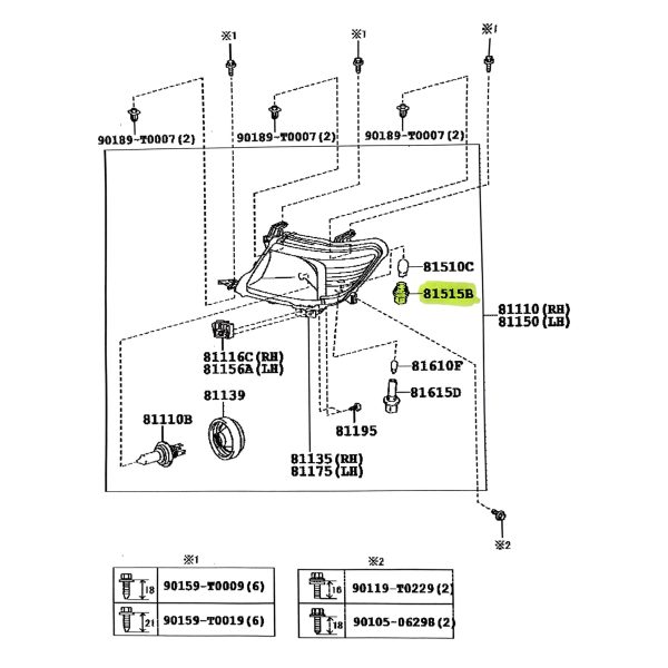 JUEGO X 2 DE PORTALAMPARA GIRO CON FICHA HILUX 2012-2015 SPT - Imagen 3