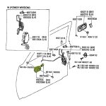 MANIJA INTERIOR ABRE PUERTA HILUX 1992-2004 DERECHA *GRIS CLARO* SPT - Imagen 3