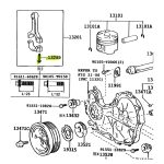 BULON BIELA HILUX-SW4 2005-2015  MOTORES 1KZT-1KD-2KD - Imagen 3
