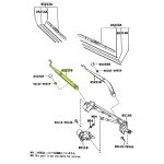 BRAZO LIMPIAPARABRISA HILUX-SW4 2016-2024 DERECHO ORIGINAL - Imagen 3