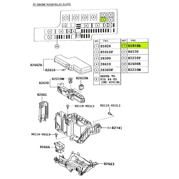 RELAY HILUX 2016-2024 // COROLLA// RAV VARIOS  9098704004 DENSO - Imagen 3