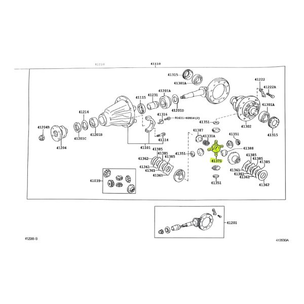 ***LIQUIDACION*** CRUZ SATELITE/PLANETARIO HILUX 2011-2015 43/11 - Imagen 3