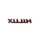 EMBLEMA "HILUX" DE PORTON/ PUERTAS  "CON PEGAMENTO" HILUX 2016-2023 REVO Taiwan - Imagen 3
