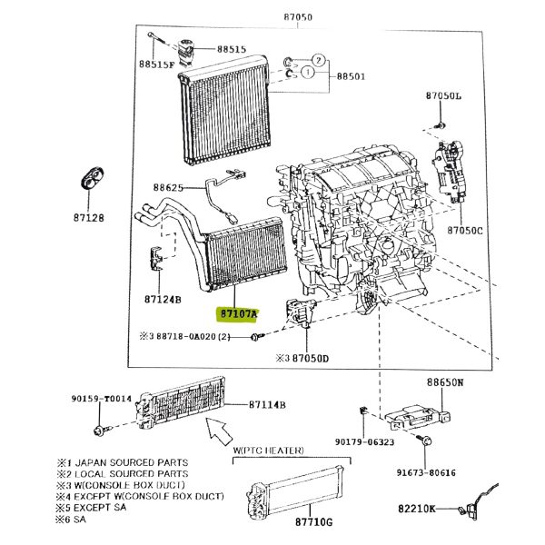 RADIADOR DE CALEFACCION HILUX-SW4 2016-2023 ** SIN CAÑOS** REVO Denso - Imagen 4