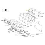 GOMA TOPE ASIENTO TRASERO HILUX 2005-2015 VIGO - Imagen 4