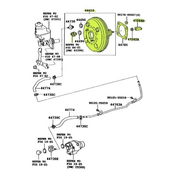 SERVO FRENO HILUX 2005-2015 **VER CON CHASIS** *TOYAKO* - Imagen 4