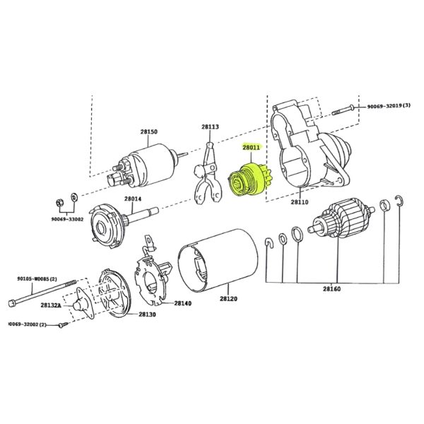 BENDIX COROLLA 2009-2013 MOTOR 2ZR - 3ZR ZEN BRASIL - Imagen 4