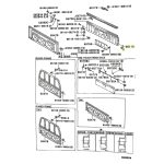 BISAGRA PORTON TRASERO HILUX 1990-2004 DERECHA 2.8-3.0 3L/5L Original - Imagen 4