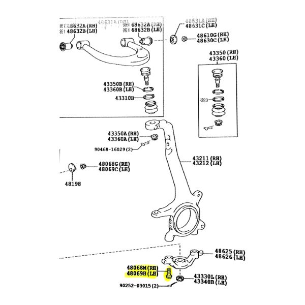 BULON DE  ROTULA INFERIOR  -REVO VIGO 90105T0305-9010516053 - Imagen 4