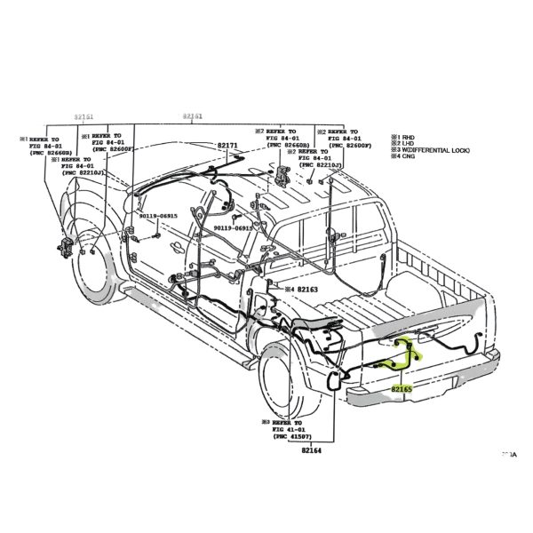 CABLEADO DE FARO DE STOP TRAS HILUX 2012-2015 - Imagen 4