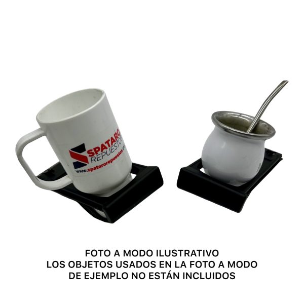 JUEGO DE POSAVASO HILUX 2005-2015 DER/IZQ NEGRO VIGO SPT - Imagen 3