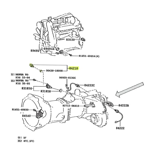 BULBO RETROCESO TOYOTA HILUX-SW4 1992-2015 SPT - Imagen 4