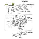 TAPA ACEITE MOTOR SW4 97-03 / HILUX 02-04 TURBO 1KZT COROLLA 1992-2002 Taiwan - Imagen 4