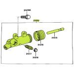 BOMBIN DE EMBRAGUE SW4 1996-2004 HILUX 2002-2004  1KZ Taiwan - Imagen 4