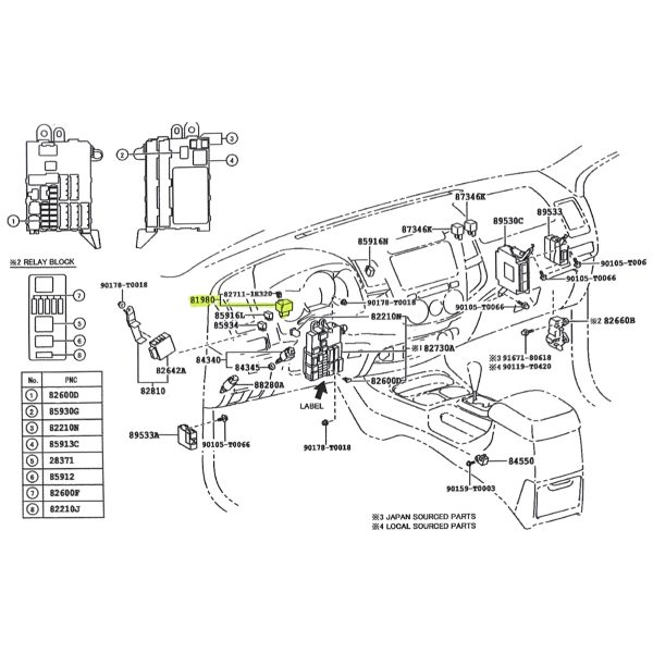DESTELLADOR RELAY LUZ DE GIRO HILUX-SW4 2005-2015 TAIWAN - Imagen 4