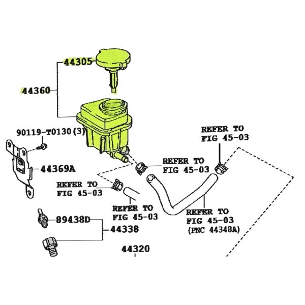 DEPOSITO DIRECCION HIDRAULICA HILUX-SW4 2016-2025 REVO SPT - Imagen 4