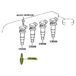 BUJIA COROLLA-CORONA 1992-2011 HILUX 2.7 NAFTA  K16R-U11 Original - Imagen 4