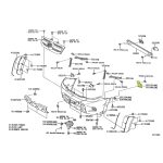 TAPA AGUJERO PARAGOLPE HILUX 2005-2008 RH - Imagen 4