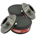 JUEGO DE DISCOS DE FRENO SW4 1997-2002 PARA LLANTA 16"  319 MM EXTERIOR -ver chasis- TRW - Imagen 4